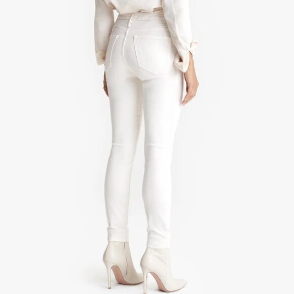 MOTHER the looker ankle in cream puffs wash size 23 - Picture 2 of 10